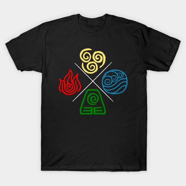 The Four Elements T-Shirt by Reds94